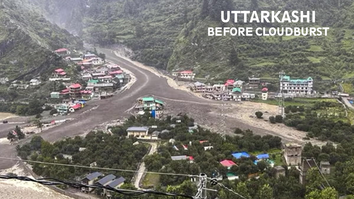 Uttarkashi before Cloudburst